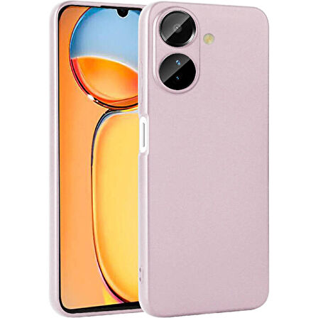 Teleplus Xiaomi Redmi 13C Kılıf Premier Kamera Korumalı Mat Silikon Bronz