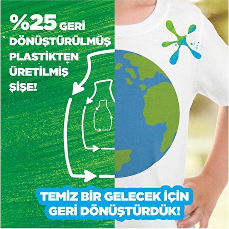 Omo Sıvı Çamaşır Deterjanı Siyahlar Için Siyahları Korur Zorlu Lekeleri Çıkarır 1690 ml 2 Adet