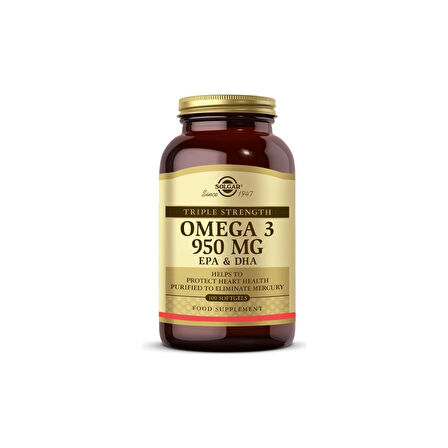 Omega 3 950 mg 100 Kapsül