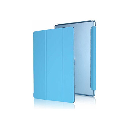Teleplus iPad 9.7 2017 5.nesil Kılıf Smart Cover Kapaklı Standlı Uyku Modlu  Mavi