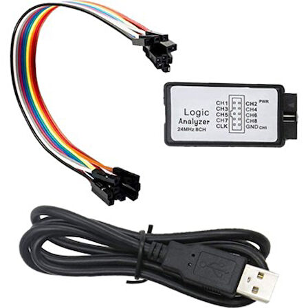 USB Lojik Analizör - 24 MHz 8 Kanal