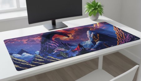 Oryn Pixart Edition | 90x40 cm Gaming Mousepad - (3mm Kalınlık)