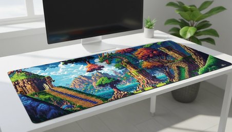 Oryn Pixart Edition | 90x40 cm Gaming Mousepad - (3mm Kalınlık)