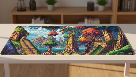 Oryn Pixart Edition | 90x40 cm Gaming Mousepad - (3mm Kalınlık)