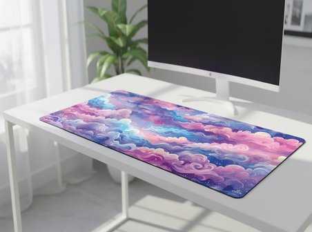 ORYN Fluid Cosmos Edition | 90x40 cm Gaming Mousepad - (3mm Kalınlık)
