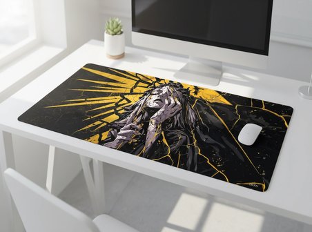 ORYN Futuristic Fracture Edition | 70x30 cm Gaming Mousepad - (3mm Kalınlık)