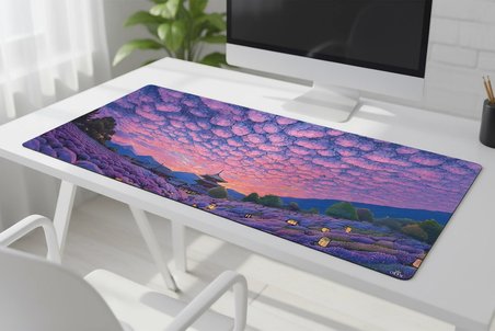 ORYN Nature Lavender Edition | 90x40 cm Gaming Mousepad - (3mm Kalınlık)