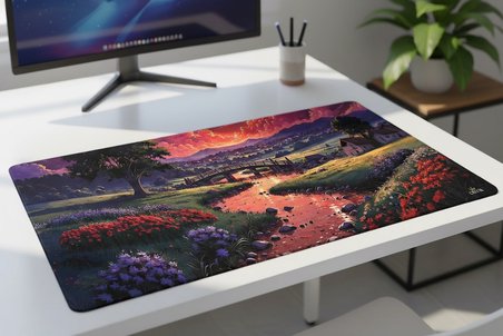 ORYN Nature Meadow Edition | 90x40 cm Gaming Mousepad - (3mm Kalınlık)