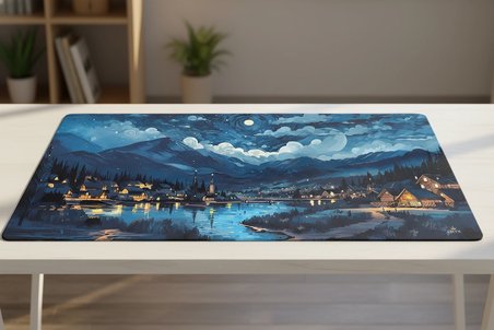 ORYN Nature Nocturne Edition | 90x40 cm Gaming Mousepad - (3mm Kalınlık)