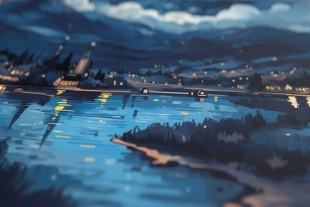 ORYN Nature Nocturne Edition | 70x30 cm Gaming Mousepad - (3mm Kalınlık)