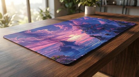ORYN Pixart Violet Realm Edition | 70x30 cm Gaming Mousepad - (3mm Kalınlık)