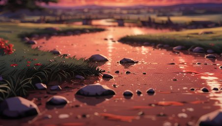 ORYN Nature Meadow Edition | 80x30 cm Gaming Mousepad - (3mm Kalınlık)
