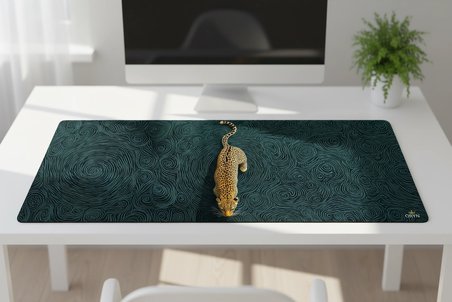 ORYN Primal / Cheetah Edition | 90x40 Gaming Mousepad - (3mm Kalınlık)