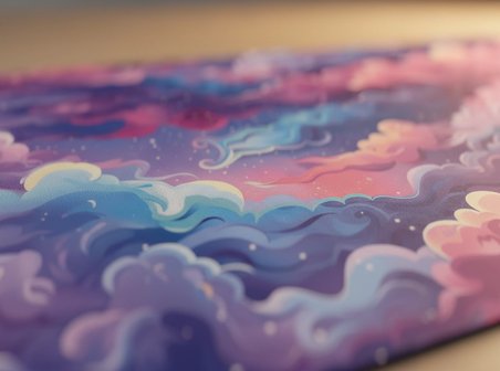 ORYN Fluid Cosmos Edition | 80x30 cm Gaming Mousepad - (3mm Kalınlık)