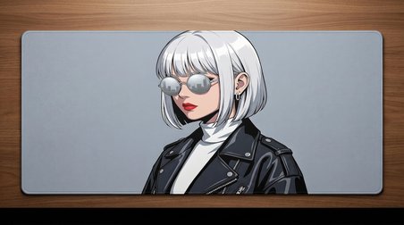 ORYN Aesthetıx / Ivory Edge Edition | 80x30 Gaming Mousepad - (3mm Kalınlık)