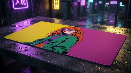 ORYN Aesthetıx / Acid Green Edition | 70x30 Gaming Mousepad - (3mm Kalınlık)