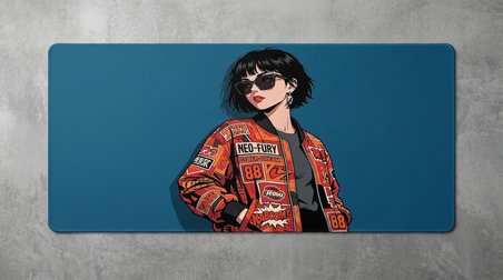 ORYN Aesthetıx / Neo-Fury Edition | 70x30 Gaming Mousepad - (3mm Kalınlık)