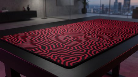 ORYN Abstract Matrıx / Crimson Synapse Edition | 70x30 Gaming Mousepad - (3mm Kalınlık)