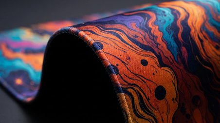 ORYN Abstract Matrıx / Galactic Vortex Edition | 70x30 Gaming Mousepad - (3mm Kalınlık)