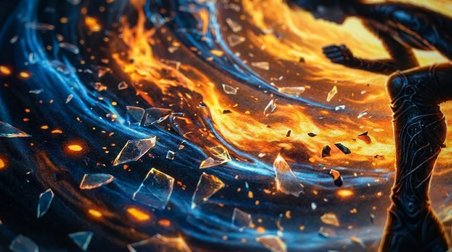 ORYN Ethereal Shadows / Shattered Entropy Edition |  90x40 Gaming Mousepad - (3mm Kalınlık)