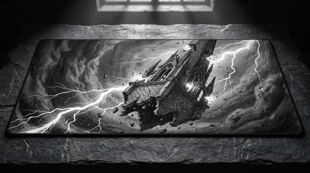 ORYN Mono / Spectral Sigh Edition | 80x30cm Gaming Mousepad - (3mm Kalınlık)