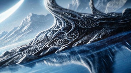 ORYN Aether / Silver Haven Edition | 90x40 Gaming Mousepad - (3mm Kalınlık)