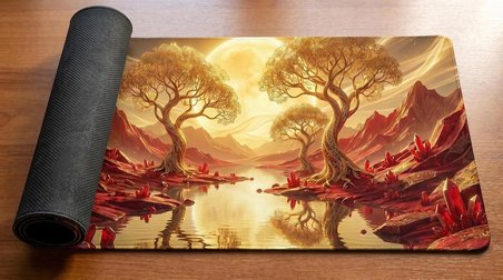 ORYN Aether / Autumn Amber Edition | 70x30 Gaming Mousepad - (3mm Kalınlık)
