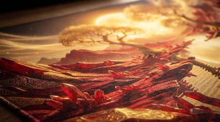 ORYN Aether / Autumn Amber Edition | 70x30 Gaming Mousepad - (3mm Kalınlık)