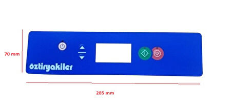 ÖZTİRYAKİLER LOGOLU 1080 TBK DİJİTAL EKRAN ETİKETİ (285*70)