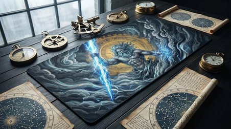 ORYN Pantheon / Zeus Edition | 90x40cm Gaming Mousepad - (3mm Kalınlık)