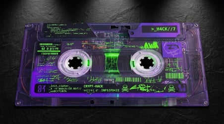 ORYN Cassette / Cipher Edition | 80x30cm Gaming Mousepad - (3mm Kalınlık)