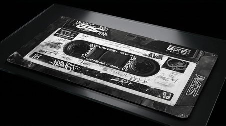 ORYN Cassette / Vandal Edition | 90x40cm Gaming Mousepad - (3mm Kalınlık)