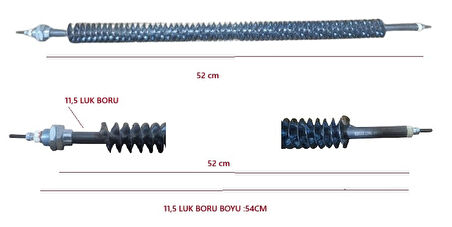 SERPANTİN REZİSTANS DÜZ 52CM Q:11,5 1000W (DEMİRE DEMİR)
