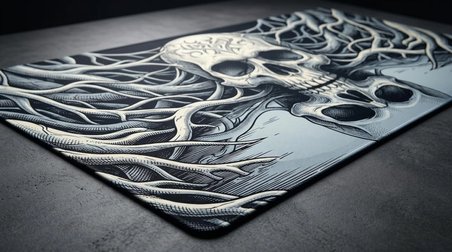 ORYN Dark Occult / Root Edition | 80x30cm Gaming Mousepad - (3mm Kalınlık)