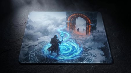 ORYN Arcana / Frost Edition | 40x30cm Gaming Mousepad - (3mm Kalınlık)
