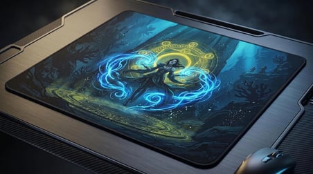 ORYN Arcana / Rune Edition | 50x50cm Gaming Mousepad - (3mm Kalınlık)