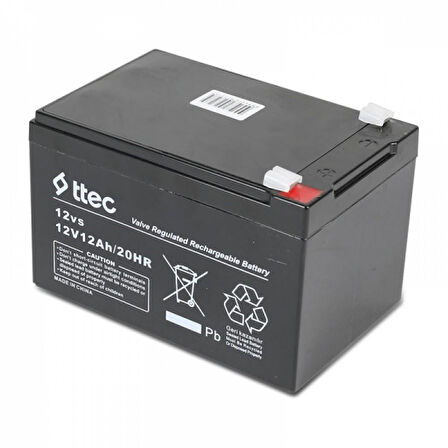Ttec 12V 12 Ah Bakımsız Kuru Akü