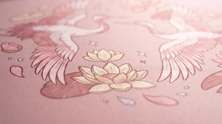 ORYN Flora / Crane Edition | 70x30cm Gaming Mousepad - (3mm Kalınlık)