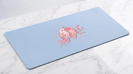 ORYN Flora / Amour Edition | 80x30cm Gaming Mousepad - (3mm Kalınlık)