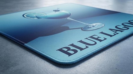ORYN Siesta / Azure Edition | 40x30cm Gaming Mousepad - (3mm Kalınlık)