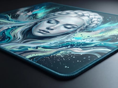 ORYN Muse / Borealis Edition | 48x40cm Gaming Mousepad - (3mm Kalınlık)