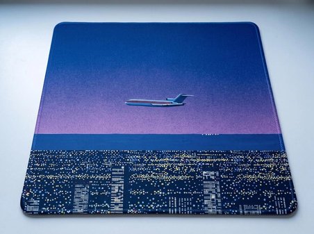 ORYN Night Drive / Nightfall Edition | 50x40cm Gaming Mousepad - (3mm Kalınlık)
