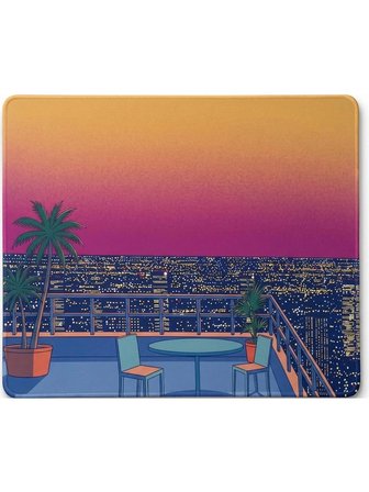 ORYN Night Drive / Skyline Edition | 50x40cm Gaming Mousepad - (3mm Kalınlık)