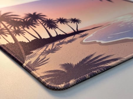ORYN Night Drive / Malibu Edition | 50x40cm Gaming Mousepad - (3mm Kalınlık)