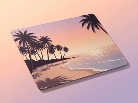 ORYN Night Drive / Malibu Edition | 50x40cm Gaming Mousepad - (3mm Kalınlık)