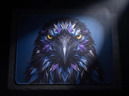ORYN Origamenagerie / Raven Edition | 40x30cm Gaming Mousepad - (3mm Kalınlık)