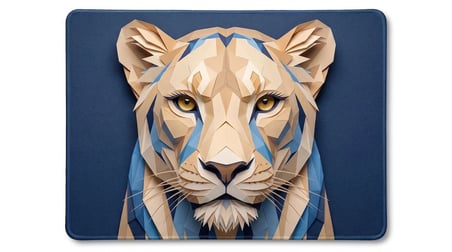 ORYN Origamenagerie / Sekhmet Edition | 40x30cm Gaming Mousepad - (3mm Kalınlık)