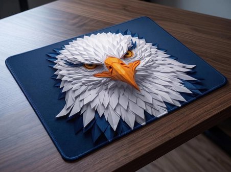 ORYN Origamenagerie / Vanta Edition | 48x40cm Gaming Mousepad - (3mm Kalınlık)