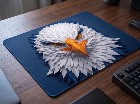 ORYN Origamenagerie / Vanta Edition | 48x40cm Gaming Mousepad - (3mm Kalınlık)