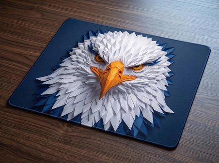 ORYN Origamenagerie / Vanta Edition | 48x40cm Gaming Mousepad - (3mm Kalınlık)